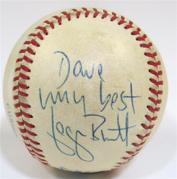 George Brett & Ken Brett Signed Ball