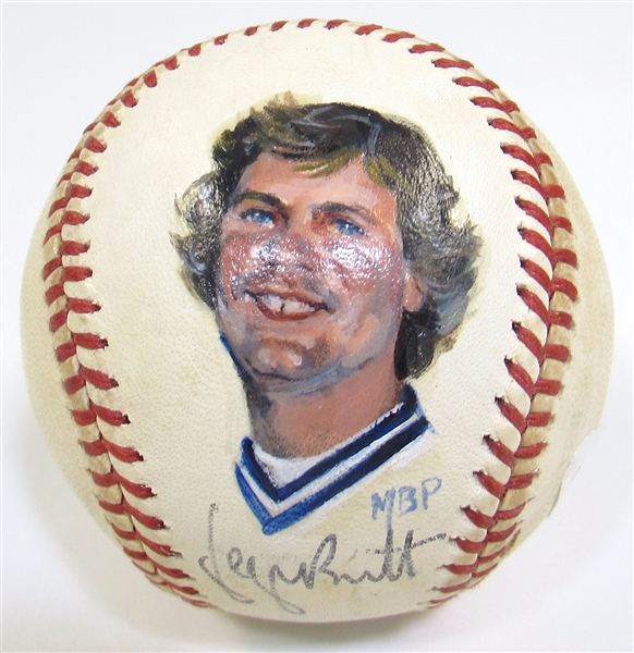 George Brett Signed Portrait Ball