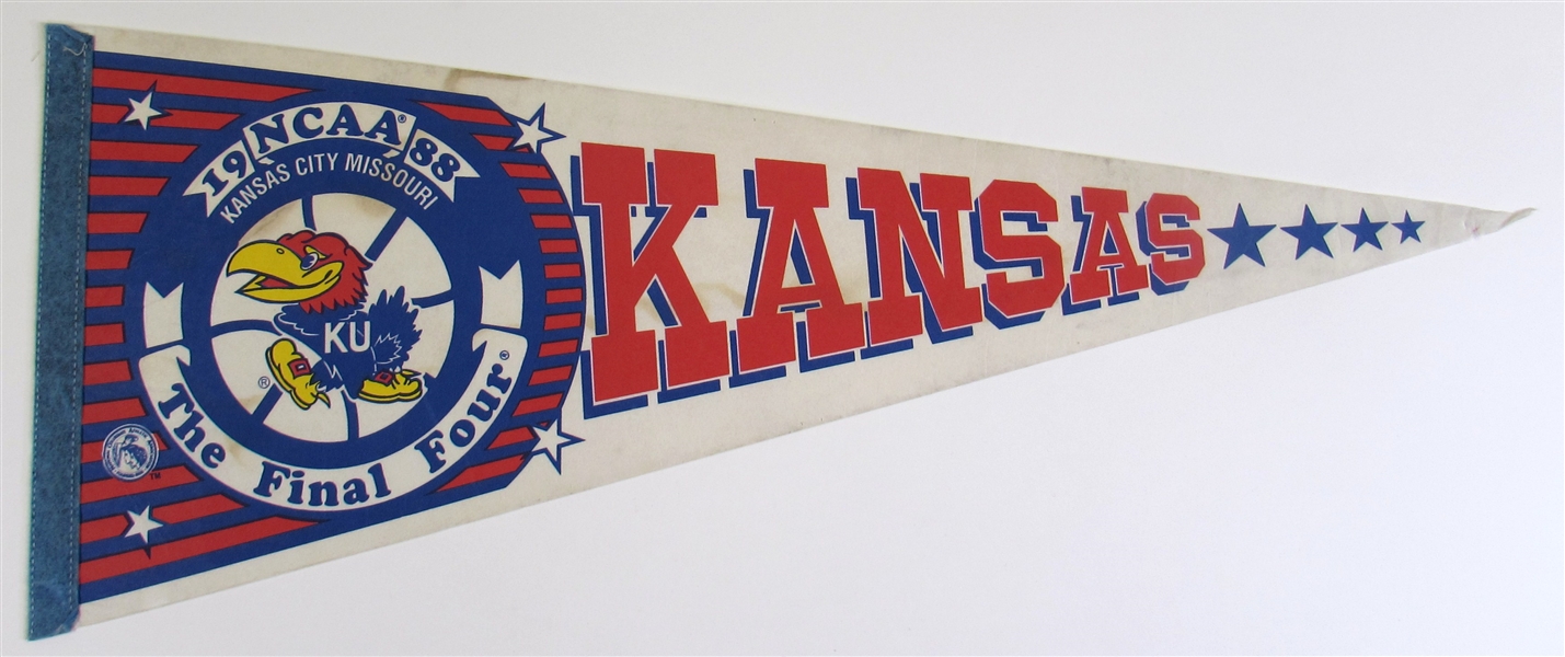 1988 Final 4 KU Pennant