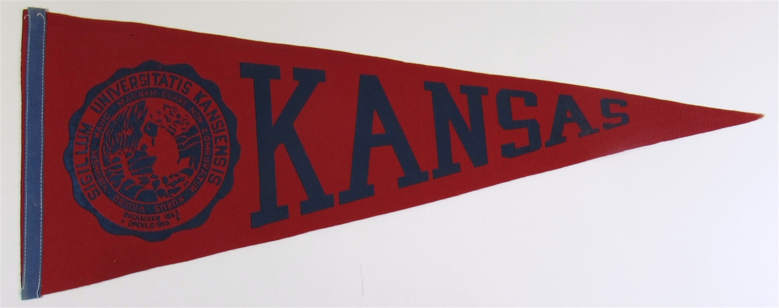 Vintage KU Pennant