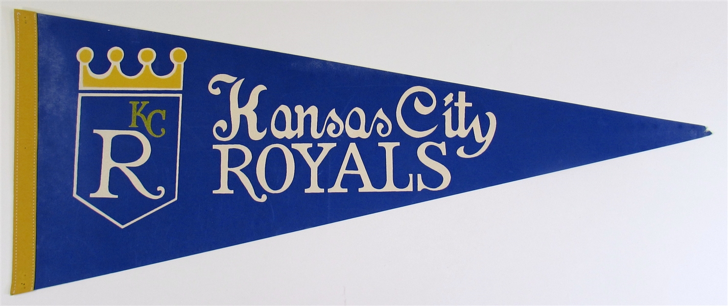 Vintage KC Royals Pennant