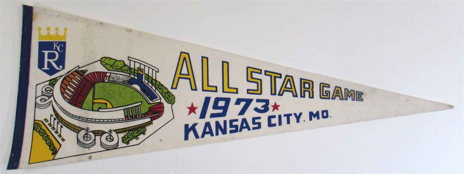 Lot Detail - 1973 All-Star Game Kansas City Pennant