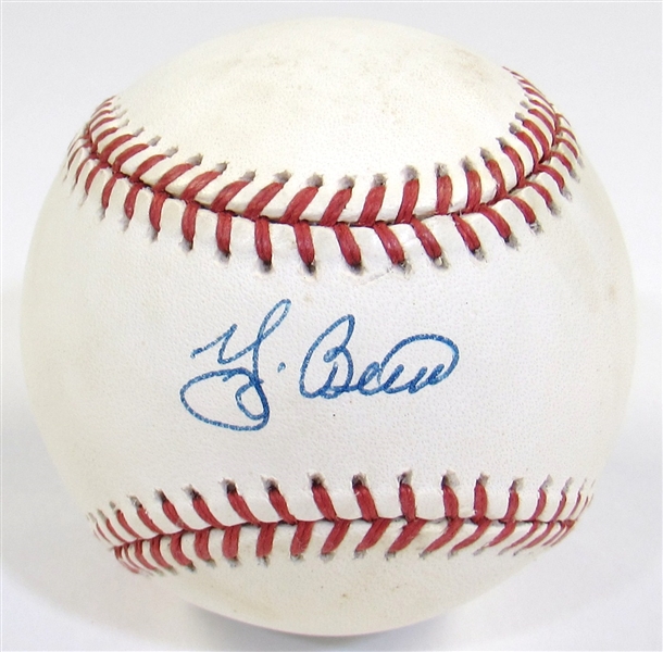 Yogi Berra Signed Ball