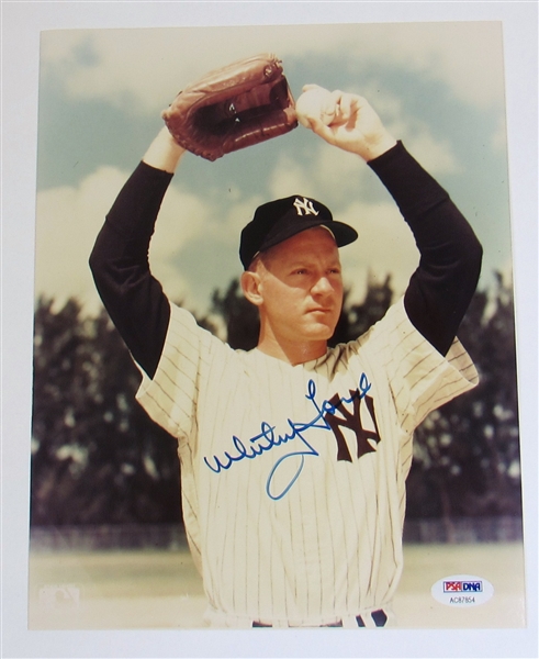 Whitey Ford Signed 8x10 Photo