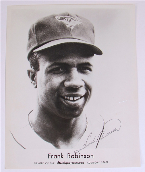 Frank Robinson Signed 8x10