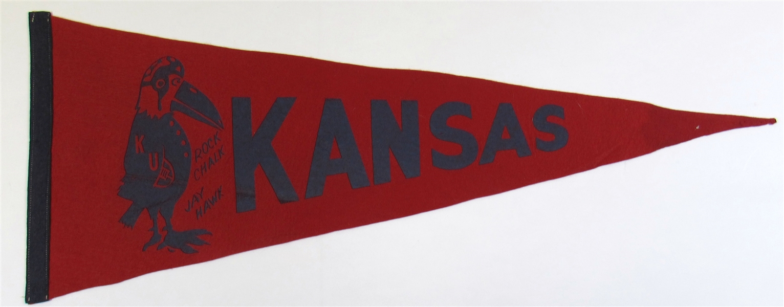 1930s KU Football Pennant