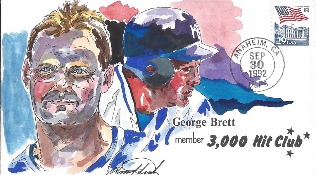 1992 George Brett 3000 Hit Cachet #33/100