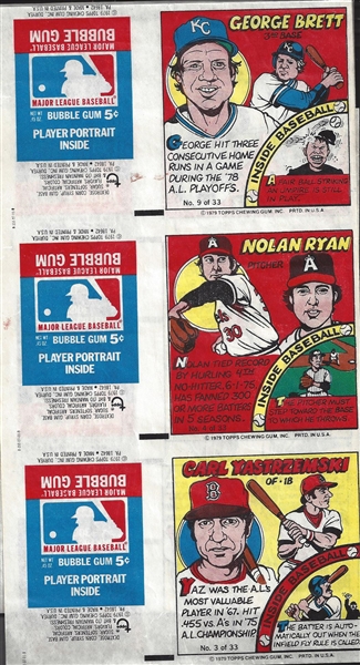 1979 Topps Comics Test Strip