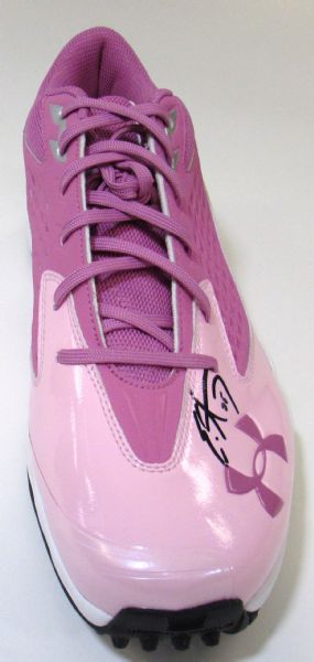 Eric Hosmer Signed GI Pink Cleat