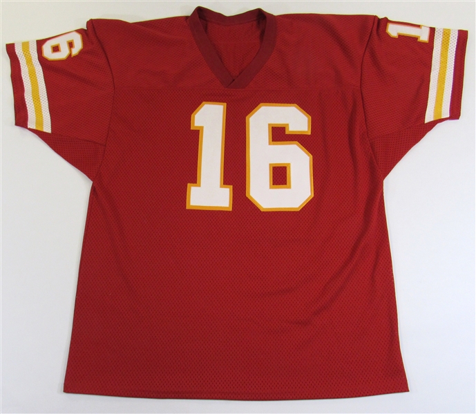 Len Dawson Signed Chiefs Jersey