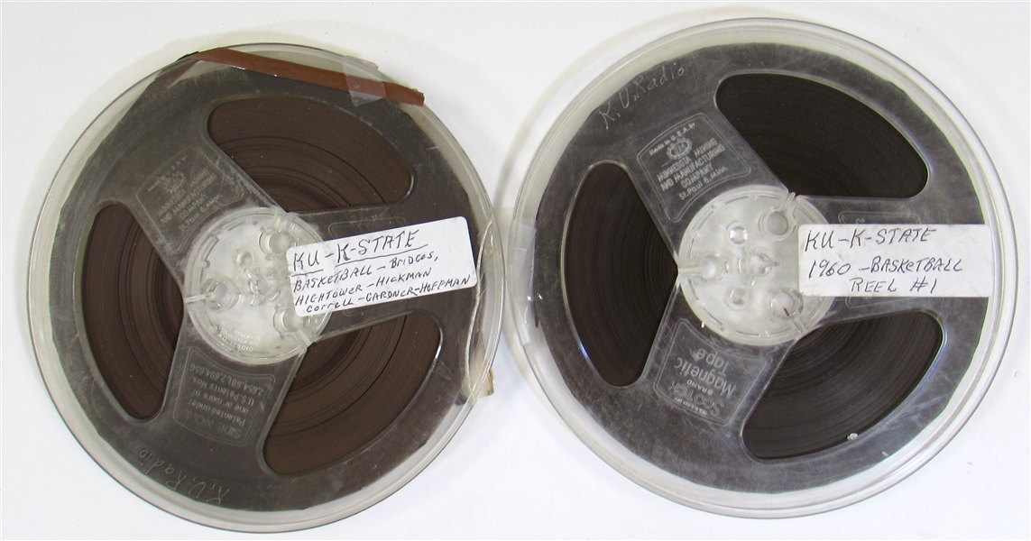 Original Radio Broadcast Reels of 1960 KU Vs. K-State Basketball