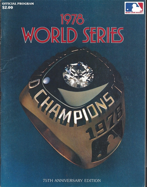 1978 World Series Program