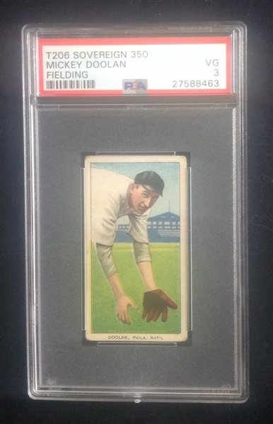 T-206 Mickey Doolan Sovereign 350 PSA 3