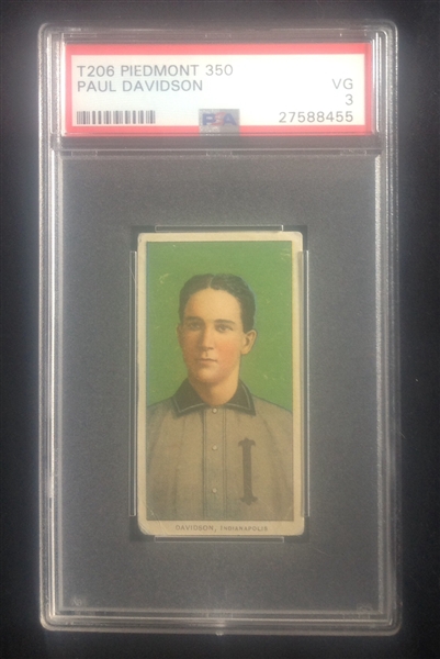 T-206 Paul Davidson Piedmont 350 PSA 3