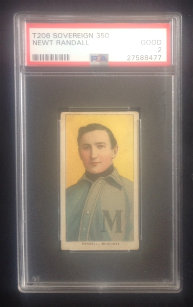 T-206 Newt Randall Sovereign 350 PSA 2