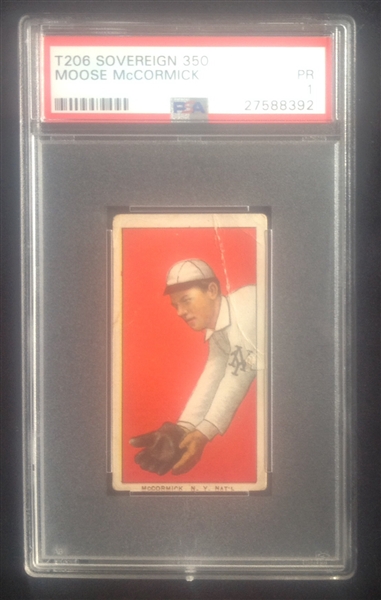 T-206 Moose McCormick Sovereign 350 PSA 1