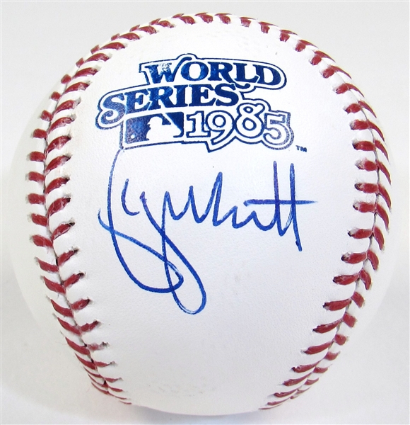 George Brett 1985 WS Signed PSA Ball