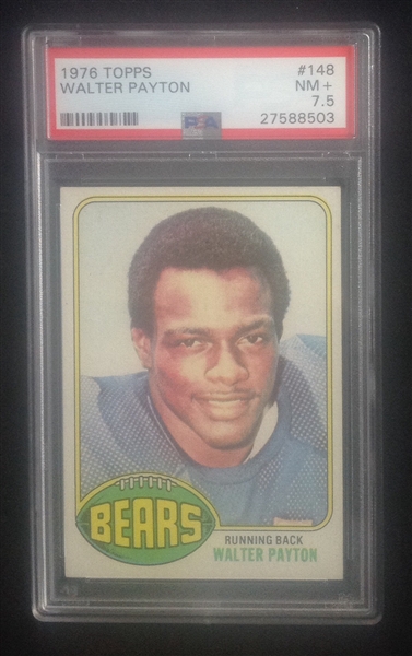 1976 Topps Walter Payton PSA 7.5