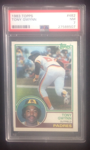 1983 Topps Tony Gwynn PSA 7