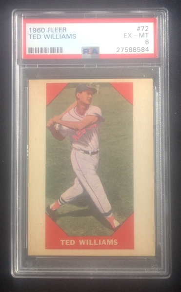 1960 Fleer Ted Williams PSA 6