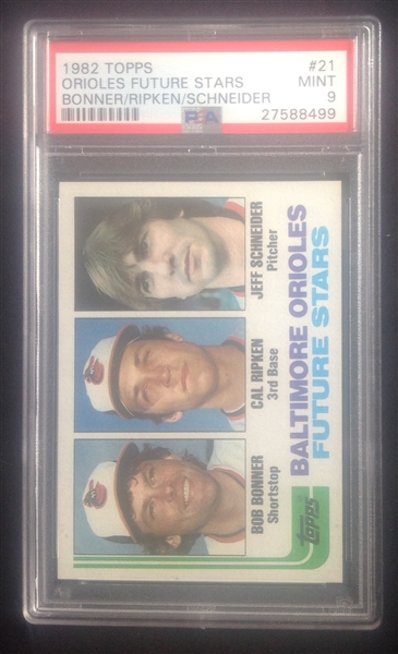 1982 Topps Cal Ripken Jr. PSA 9