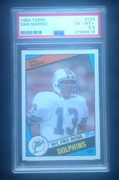 1984 Topps Dan Marino PSA 6.5