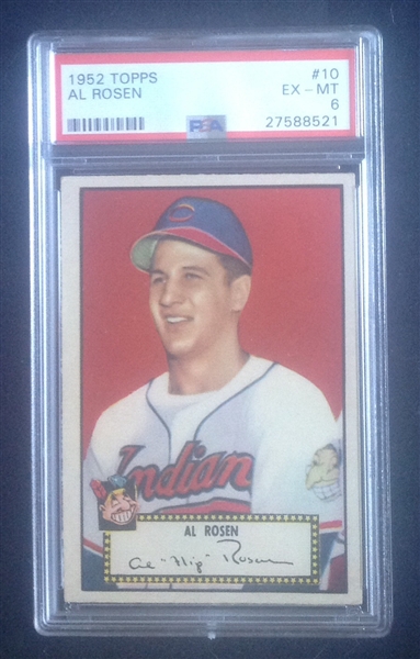 1952 Topps Al Rosen PSA 6