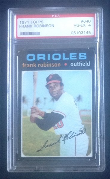 1971 Topps Frank Robinson PSA 4