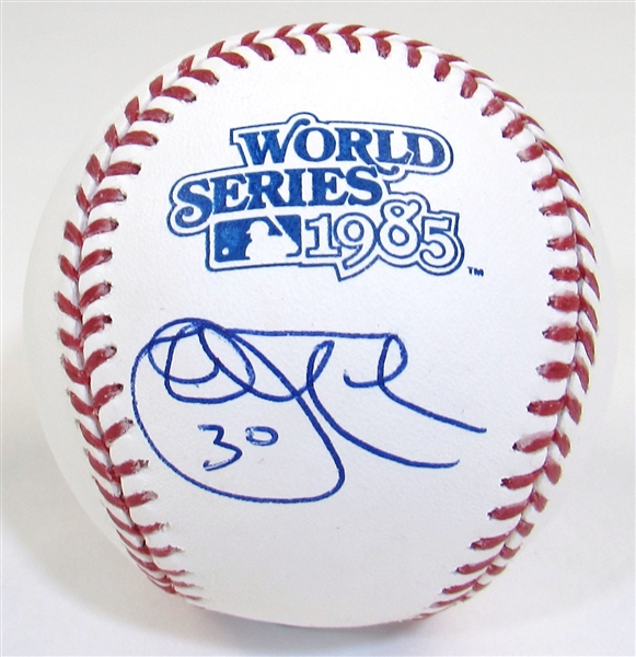 John Tudor 1985 WS Signed Ball & Card