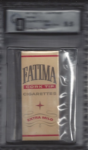 Circa 1913 Fatima Unopened Cigarette Box 9.5