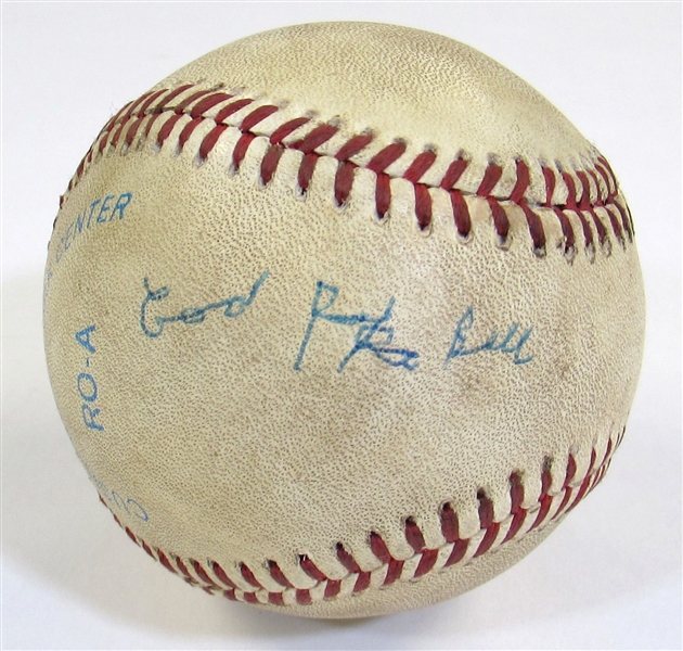 Cool Papa Bell Signed Bobby Brown Ball PSA