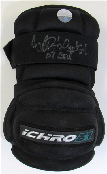 2007 Ichiro Game Used Signed Elbow Pad