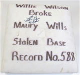 Willie Wilson Passes Maury Wills In SB GU Base