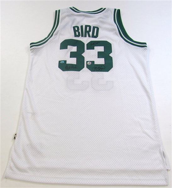 Lot Detail - Bird, Mchale, & Parrish Signed Jersey