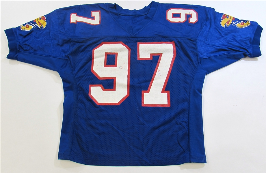 Sylvester Wright KU Game Used Jersey