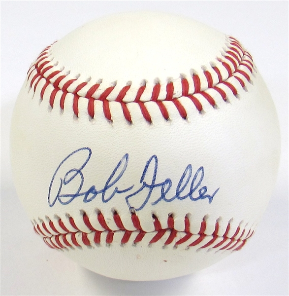 Bob Feller Signed Ball