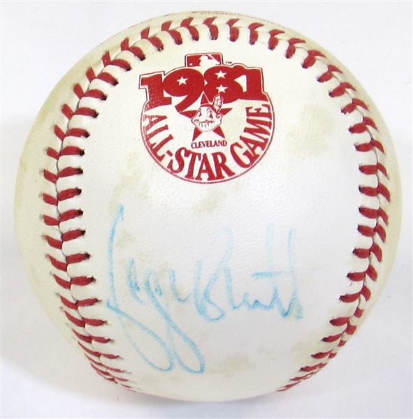 George Brett Signed 1981 All-Star Game Ball