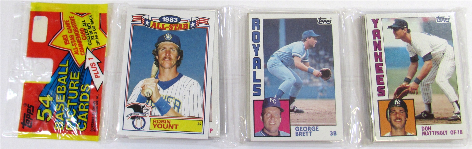 1984 Topps Rack Pack Don Mattingly Showing