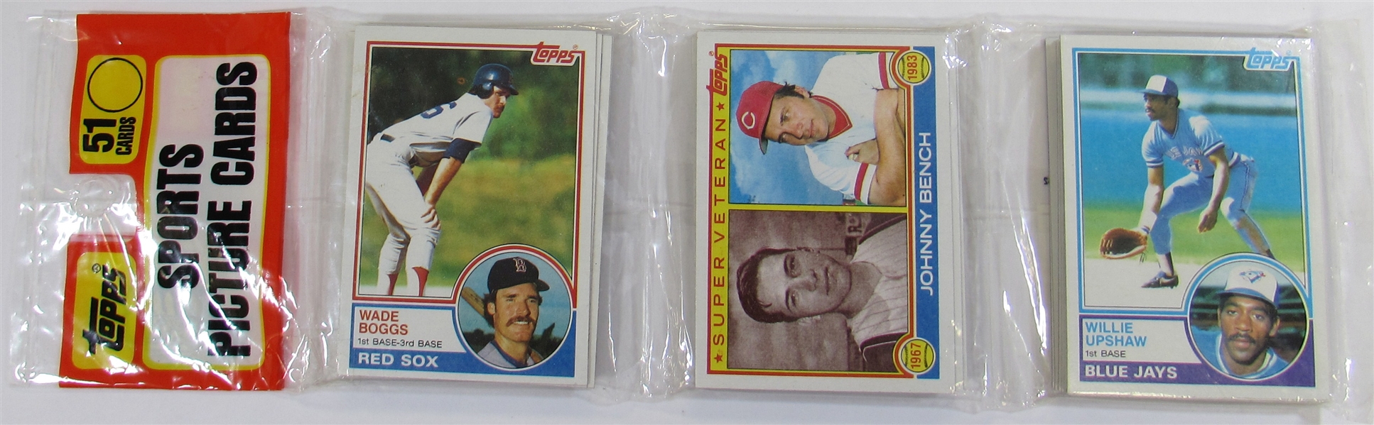 1983 Topps Rack Pack Wade Boggs Showing