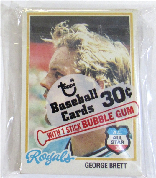 1978 Topps Cello George Brett Showing