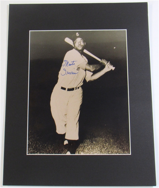 Monte Irvin Signed and Matted Photo