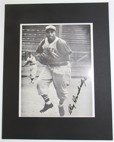 Ray Dandridge Signed and Matted Photo