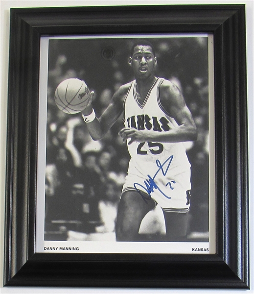 Danny Manning Signed & Framed 8x10 Photo