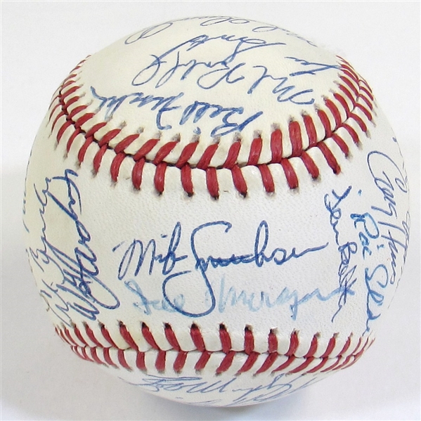 1989 Boston Red Sox Team Signed Baseball