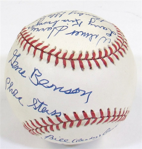 Negro League Signed Ball 11-Sigs (