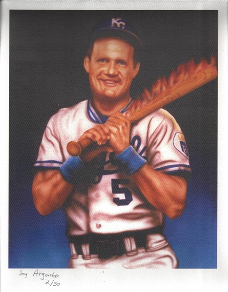 George Brett Canvas Art Work