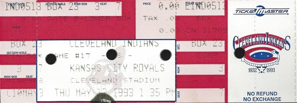 George Brett 300 Home Run Ticket