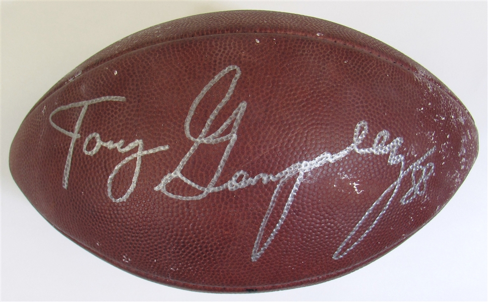 Tony Gonzalez GU Signed Football 