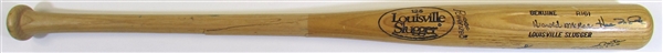 Hal McRae GU Signed Bat W/ Darrell Porter, Leonard Auto