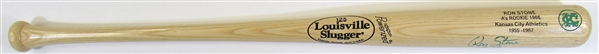 Ron Stone Kansas City As Signed Bat